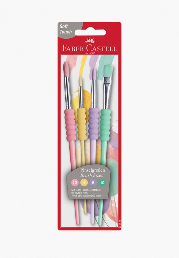 Набор для творчества Faber-Castell, Разноцветный, Кисть с пастельным корпусом, синтетика, 4 шт.
Набор для творчества Faber-Castell, Разноцветный, Кисть с пастельным корпусом, синтетика, 4 шт.