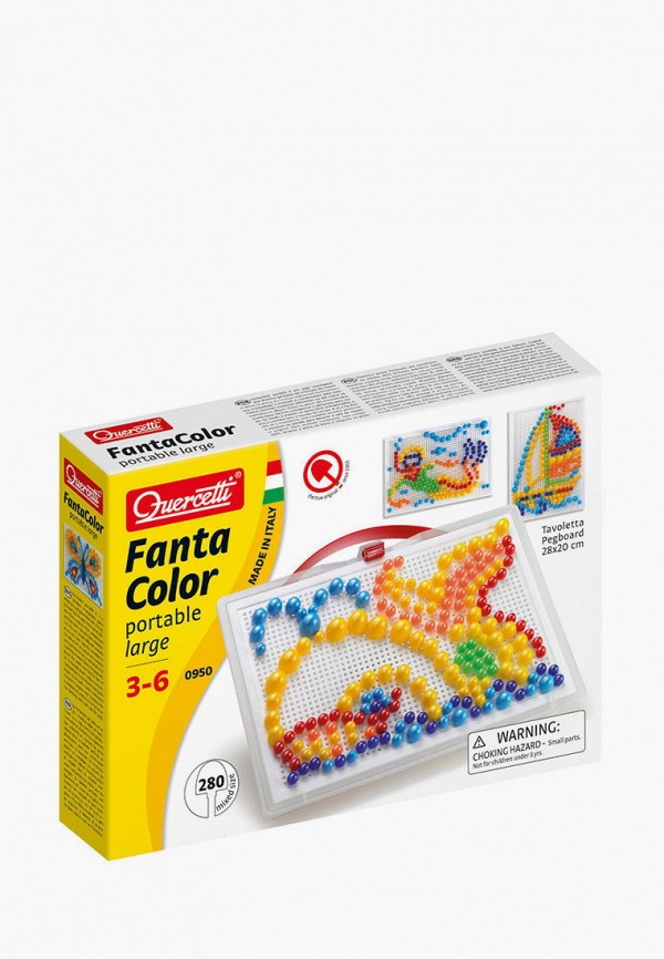 Набор игровой Quercetti, Разноцветный, Мозаика "Fantacolor Portable large", 280 элементов
Набор игровой Quercetti, Разноцветный, Мозаика "Fantacolor Portable large", 280 элементов