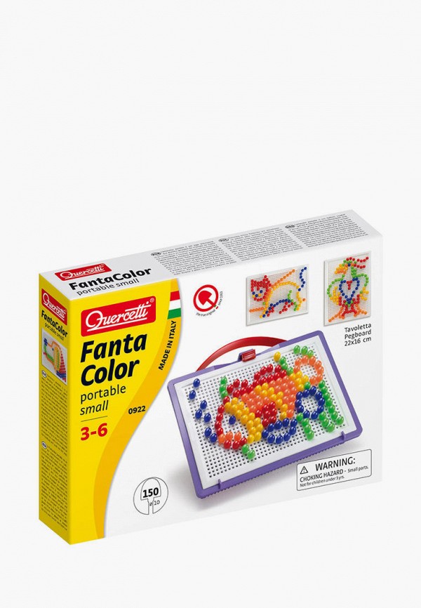 Набор игровой Quercetti, Разноцветный, Мозайка "Fantacolor Portable", 150 элементов
Набор игровой Quercetti, Разноцветный, Мозайка "Fantacolor Portable", 150 элементов