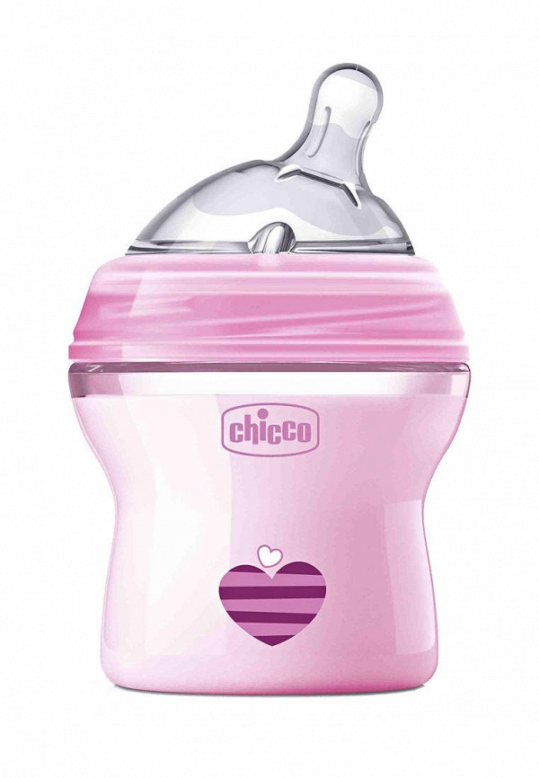 Бутылка Chicco, Розовый, Natural Feeling 150 мл 
Бутылка Chicco, Розовый, Natural Feeling 150 мл