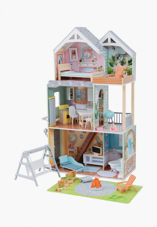 Дом для куклы KidKraft, Разноцветный, Хэлли, с мебелью 31 предмет в наборе, свет, звук, для кукол 30 см
Дом для куклы KidKraft, Разноцветный, Хэлли, с мебелью 31 предмет в наборе, свет, звук, для кукол 30 см