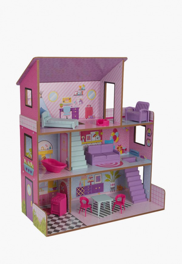 Дом для куклы KidKraft, Разноцветный, Лолли, с мебелью 10 предметов в наборе, для кукол 12 см
Дом для куклы KidKraft, Разноцветный, Лолли, с мебелью 10 предметов в наборе, для кукол 12 см