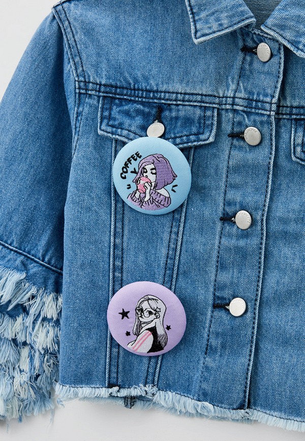 фото Куртка джинсовая и значки 3 шт. choupette