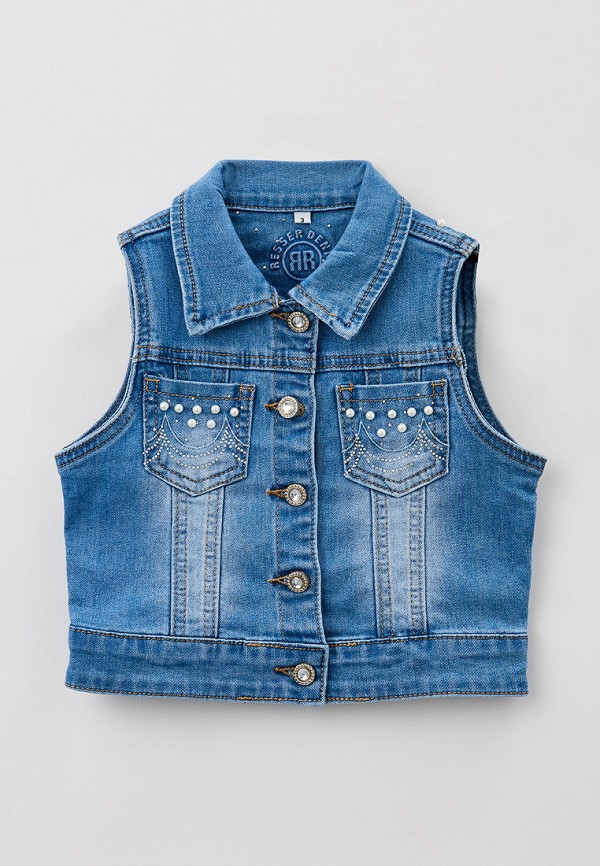 фото Жилет джинсовый resser denim