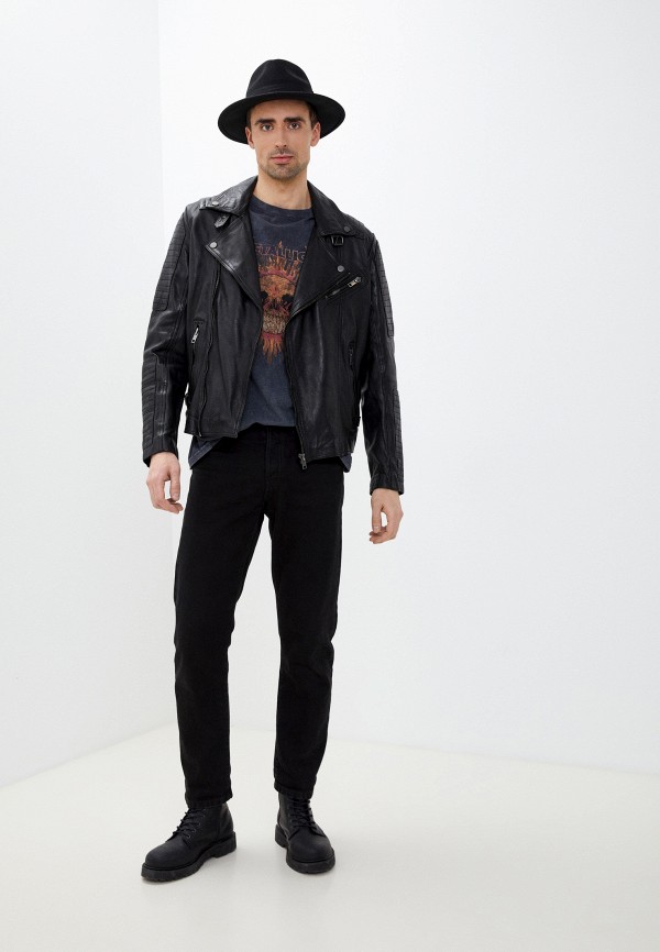 фото Куртка кожаная urban fashion for men