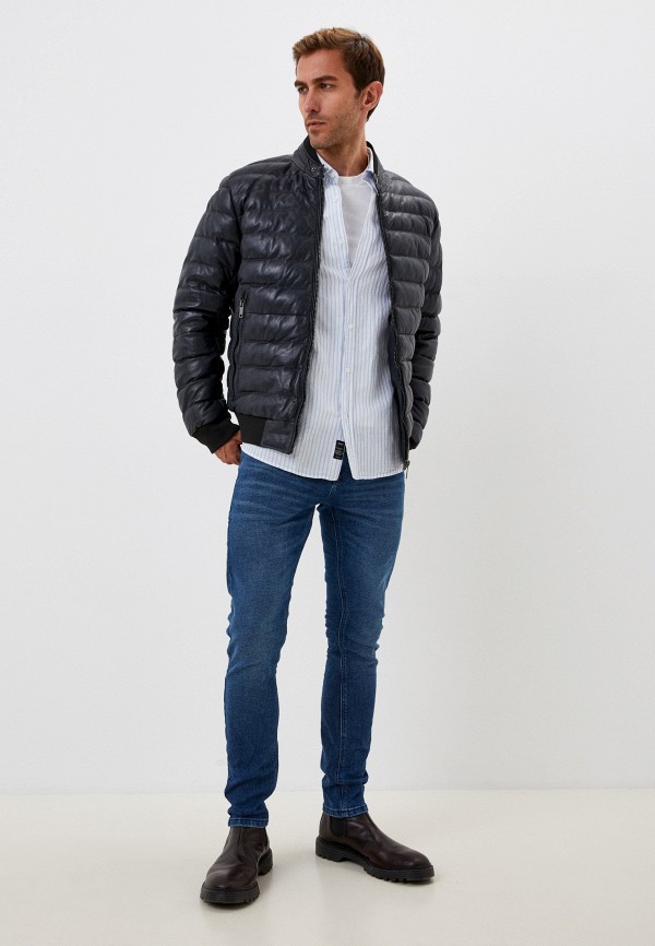 фото Куртка кожаная urban fashion for men