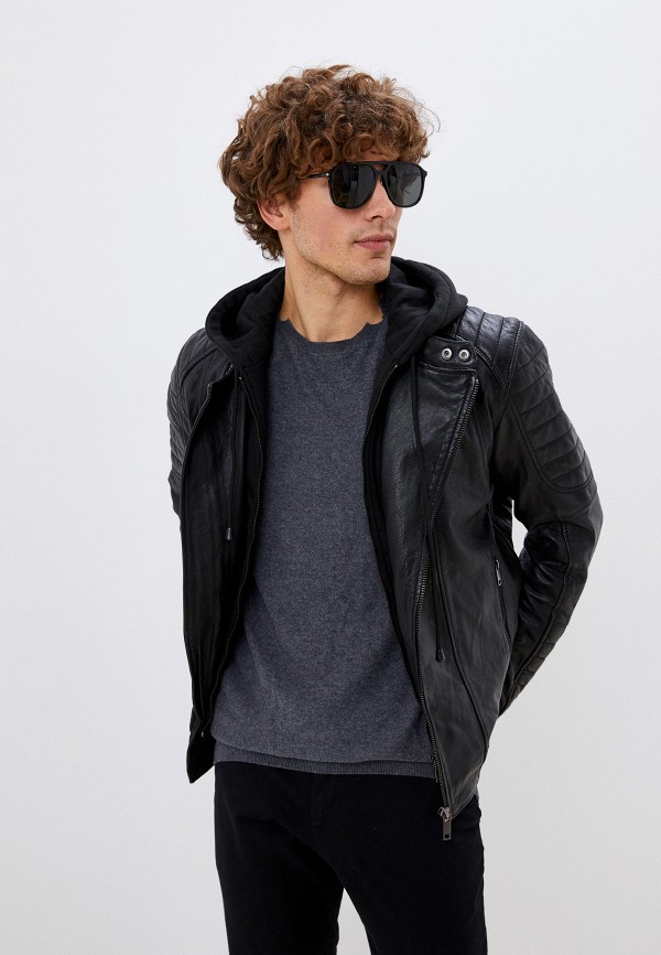 фото Куртка кожаная urban fashion for men