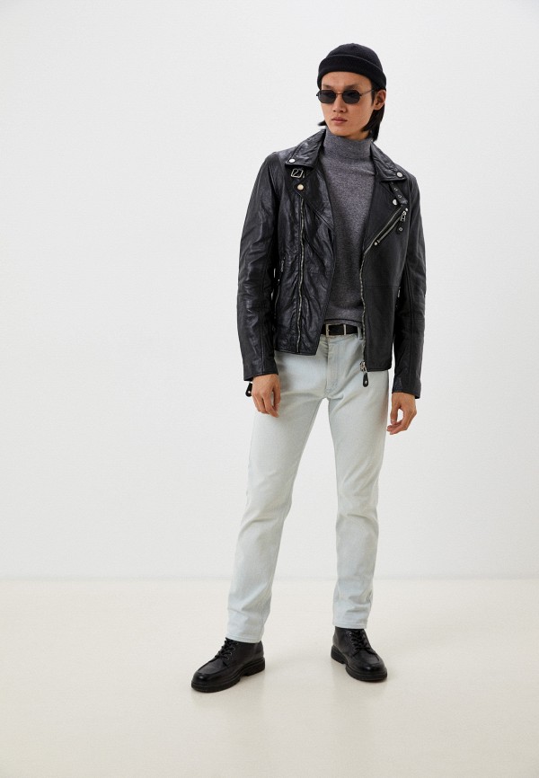 фото Куртка кожаная urban fashion for men