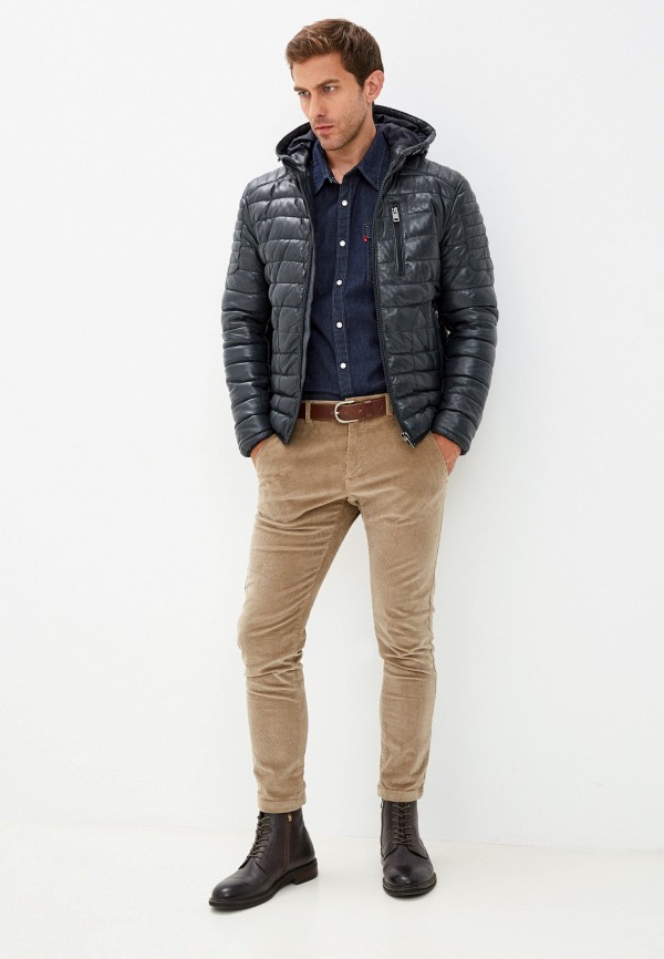 фото Куртка кожаная urban fashion for men