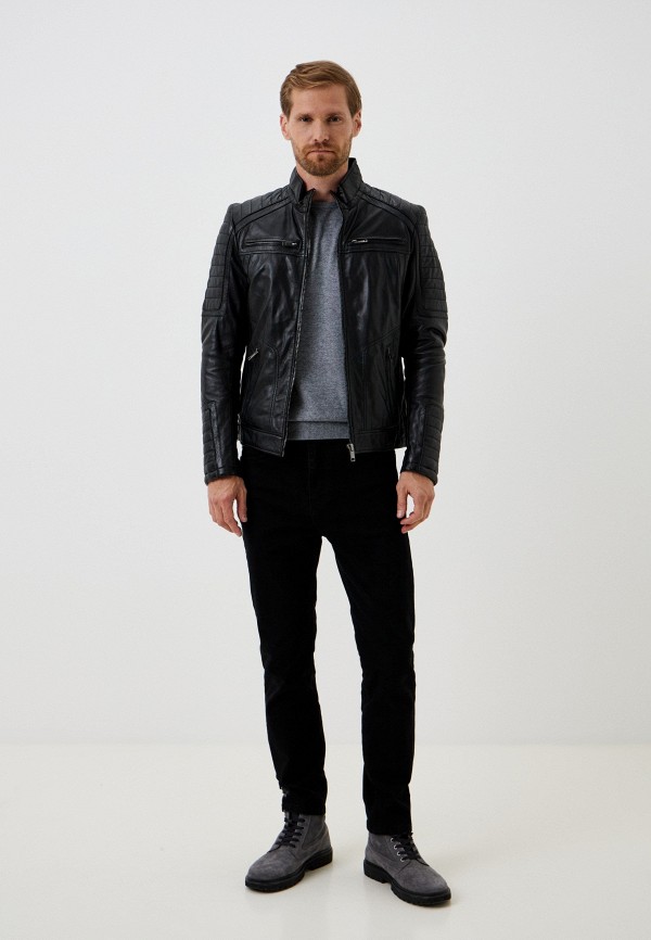 фото Куртка кожаная urban fashion for men