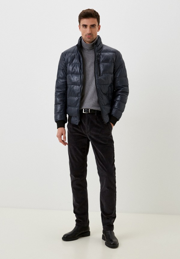 фото Куртка кожаная утепленная urban fashion for men