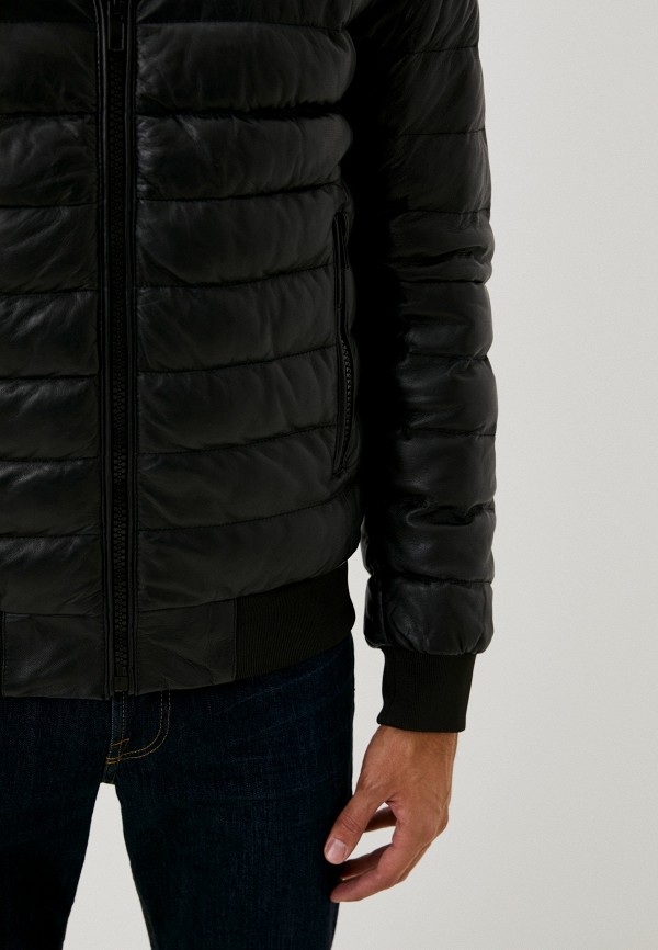 фото Куртка кожаная утепленная urban fashion for men