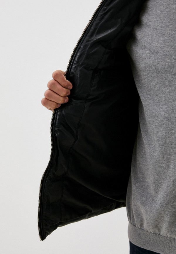 фото Куртка кожаная утепленная urban fashion for men