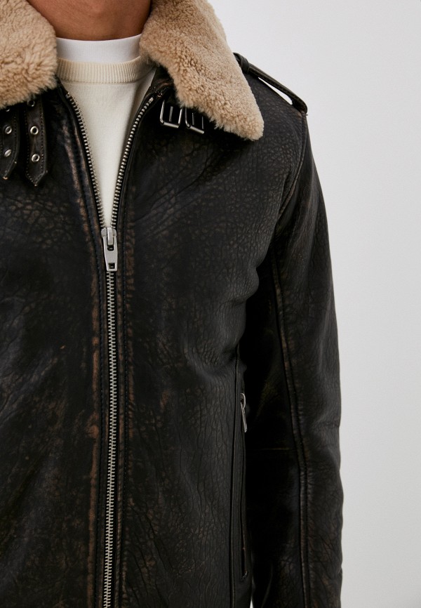 фото Куртка кожаная утепленная urban fashion for men