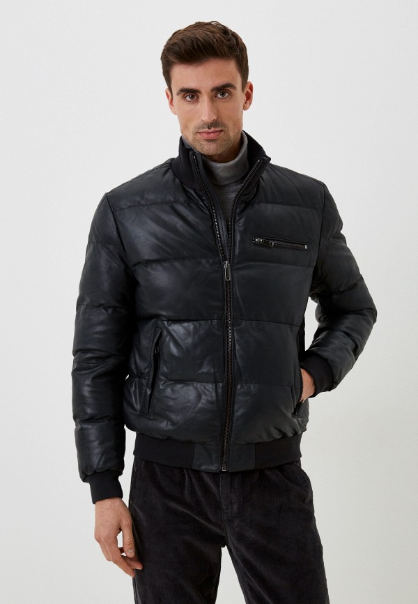 фото Куртка кожаная утепленная urban fashion for men
