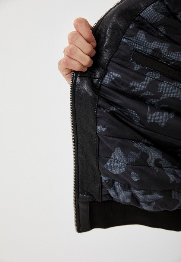 фото Куртка кожаная утепленная urban fashion for men