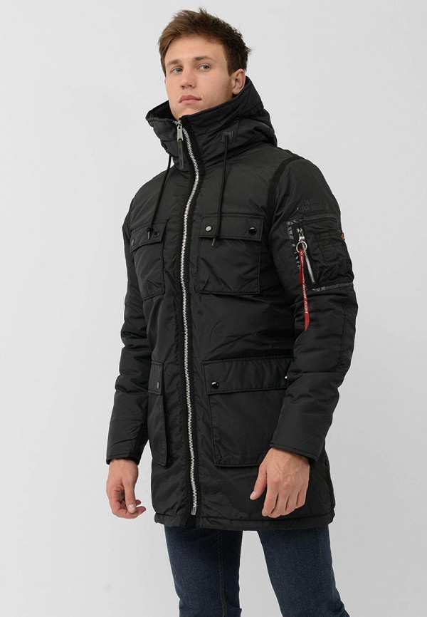 Парка Alpha Industries, Черный, Skytrain 
Парка Alpha Industries, Черный, Skytrain