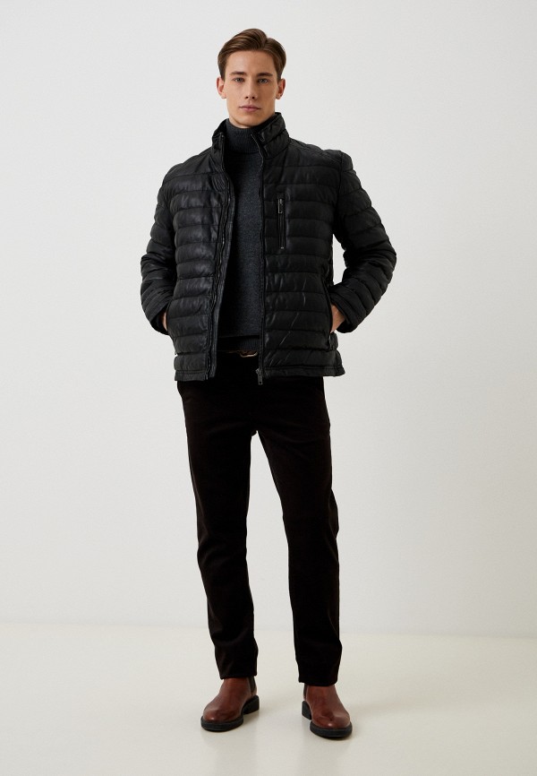 фото Куртка кожаная утепленная urban fashion for men