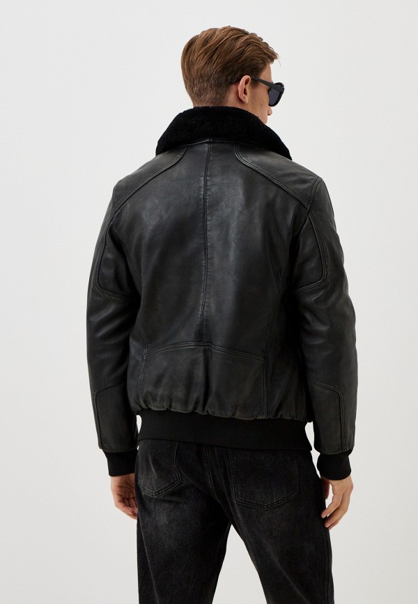 фото Куртка кожаная утепленная urban fashion for men