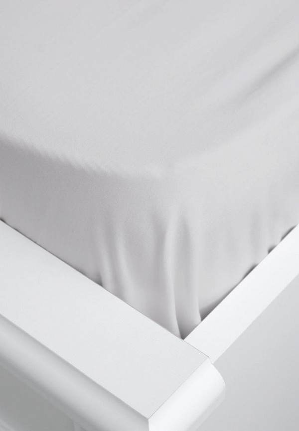фото Простыня 2-спальная soft silver
