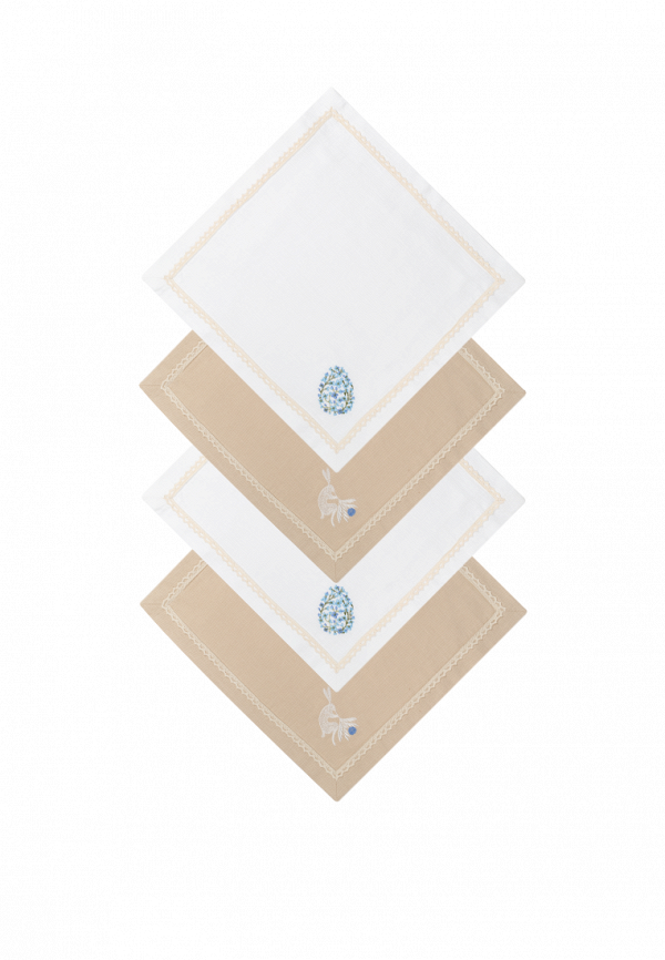 Комплект салфеток сервировочных Bellehome, Разноцветный, Rabbit faberge blue с вышивкой 4 шт. хлопок/лен
Комплект салфеток сервировочных Bellehome, Разноцветный, Rabbit faberge blue с вышивкой 4 шт. хлопок/лен