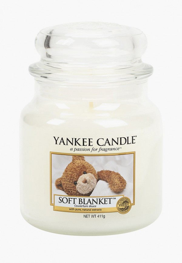 Свеча ароматическая Yankee Candle, Белый, Мя гкое одеяло Soft Blanket 411 г / 65-90 часов
Свеча ароматическая Yankee Candle, Белый, Мя гкое одеяло Soft Blanket 411 г / 65-90 часов