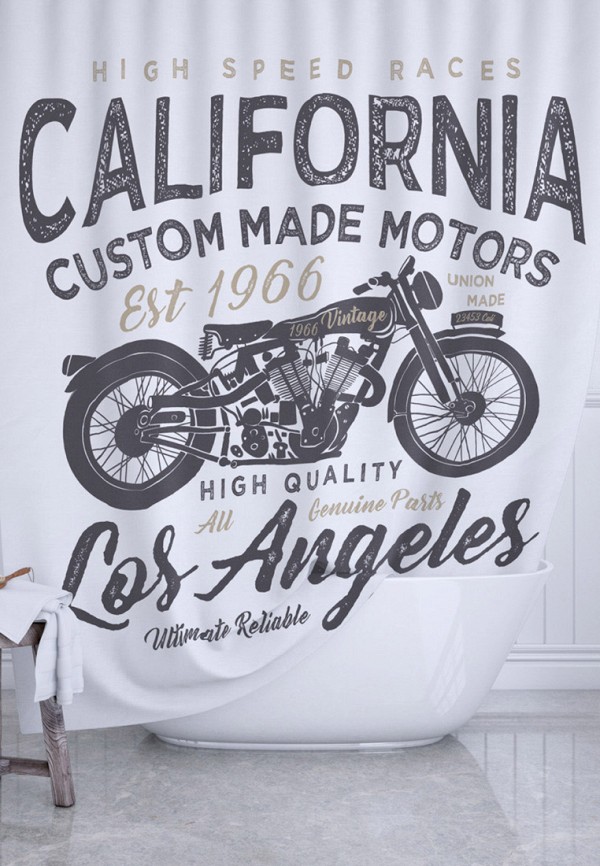 фото Штора для ванной fixsen