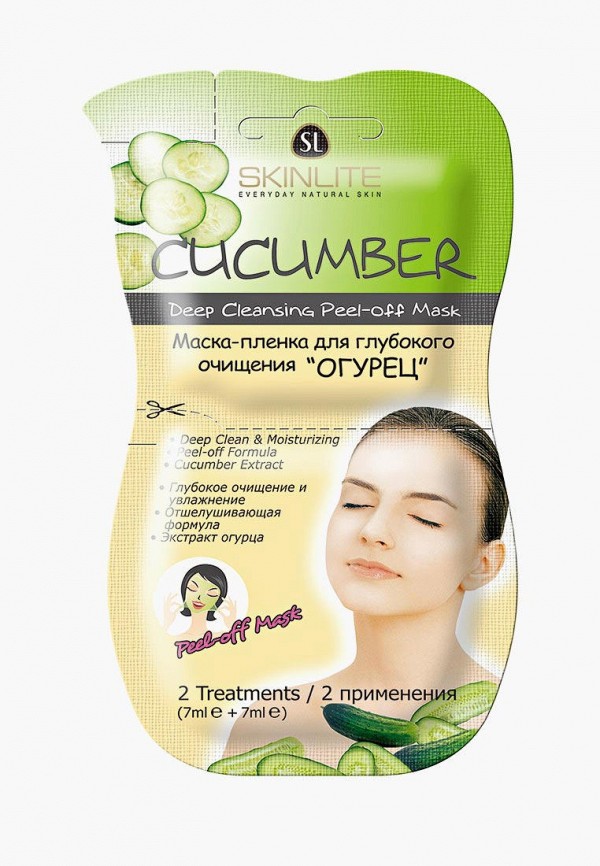 Маска для лица Skinlite, Белый, Маска-пленка для глубокого очищения "ОГУРЕЦ" (2 применения), 2х7 мл, 15 г
Маска для лица Skinlite, Белый, Маска-пленка для глубокого очищения "ОГУРЕЦ" (2 применения), 2х7 мл, 15 г