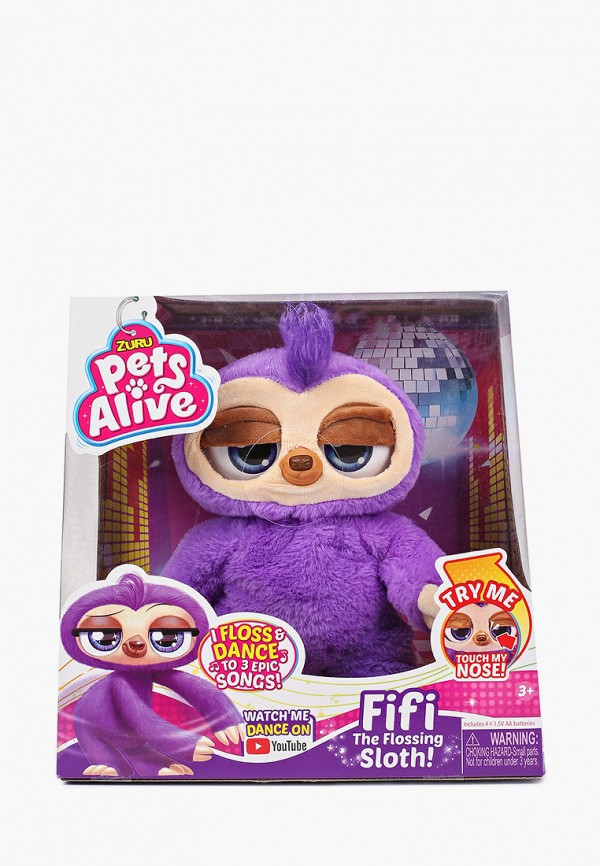 Игрушка интерактивная Zuru, Хома Дома, Фиолетовый, Ленивец, PetsAlive cо звуковыми эффектами
Игрушка интерактивная Zuru, Хома Дома, Фиолетовый, Ленивец, PetsAlive cо звуковыми эффектами