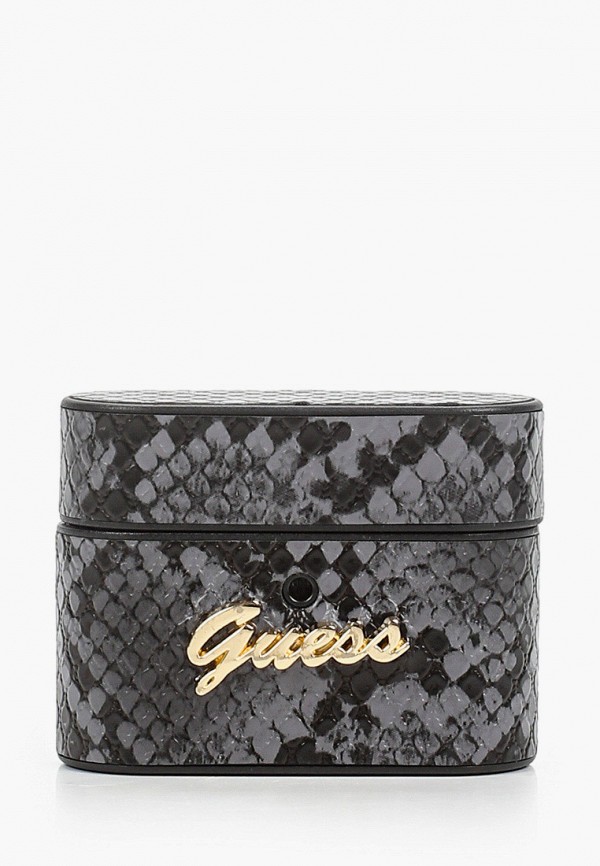 Чехол для наушников Guess, Серый, Airpods Pro, Python PU leather case with metal logo Black 
Чехол для наушников Guess, Серый, Airpods Pro, Python PU leather case with metal logo Black