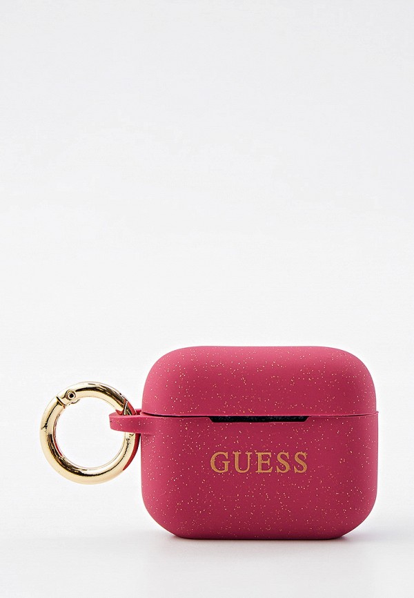 Чехол для наушников Guess, Розовый, Airpods Pro Silicone case with ring Glitter/Fuschia
Чехол для наушников Guess, Розовый, Airpods Pro Silicone case with ring Glitter/Fuschia