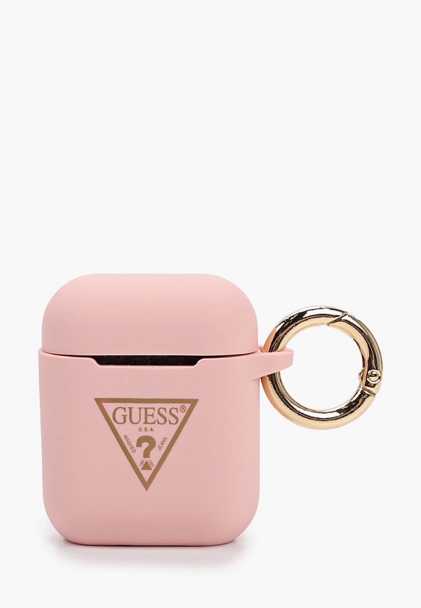 Чехол для наушников Guess, Розовый, Airpods, Silicone case Triangle logo with ring Pink
Чехол для наушников Guess, Розовый, Airpods, Silicone case Triangle logo with ring Pink