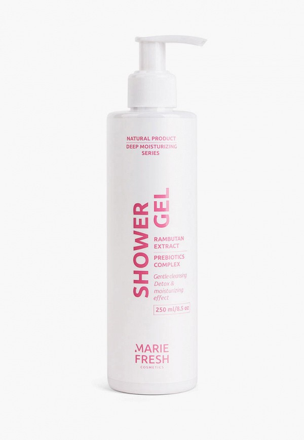 Гель для душа Marie Fresh Cosmetics, Белый, Очищение и увлажнение, 250 мл
Гель для душа Marie Fresh Cosmetics, Белый, Очищение и увлажнение, 250 мл