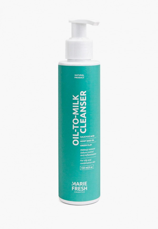 Гидрофильное масло Marie Fresh Cosmetics, Зеленый, Для жирной и комбинированной кожи, 150 мл
Гидрофильное масло Marie Fresh Cosmetics, Зеленый, Для жирной и комбинированной кожи, 150 мл
