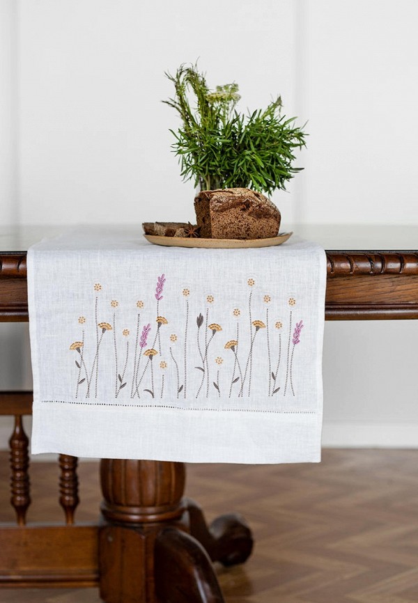 Скатерть-дорожка Bellehome, Белый, Meadow romance с вышивкой 40х160 хлопок/лен
Скатерть-дорожка Bellehome, Белый, Meadow romance с вышивкой 40х160 хлопок/лен
