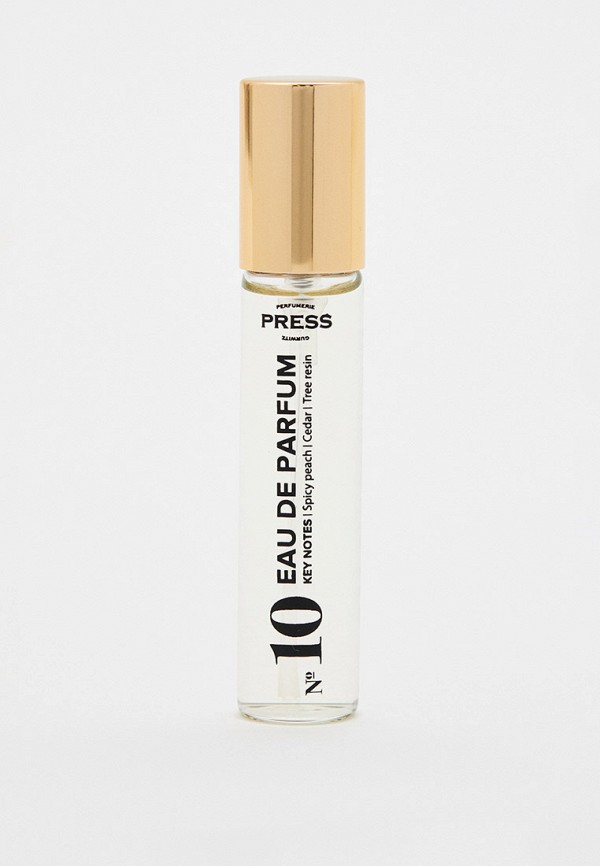 Парфюмерная вода Press Gurwitz Perfumerie, Прозрачный, №10 с нотами пряного персика, кедра и смолы, 10 мл
Парфюмерная вода Press Gurwitz Perfumerie, Прозрачный, №10 с нотами пряного персика, кедра и смолы, 10 мл