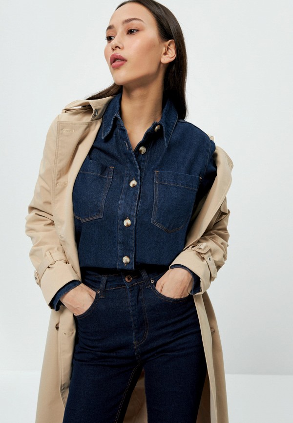 фото Рубашка джинсовая zarina