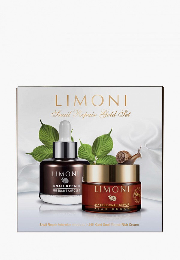Набор для ухода за лицом Limoni, Белый, Snail Repair Gold Set (Snail Repair Intensive Ampoule Сыворотка для лица восстанавливающая, 25 мл + 24K Gold Snail Repair Rich Cream Крем для лица с золотом и экстрактом слизи улитки, 50 мл)
Набор для ухода за лицом Limoni, Белый, Snail Repair Gold Set (Snail Repair Intensive Ampoule Сыворотка для лица восстанавливающая, 25 мл + 24K Gold Snail Repair Rich Cream Крем для лица с золотом и экстрактом слизи улитки, 50 мл)