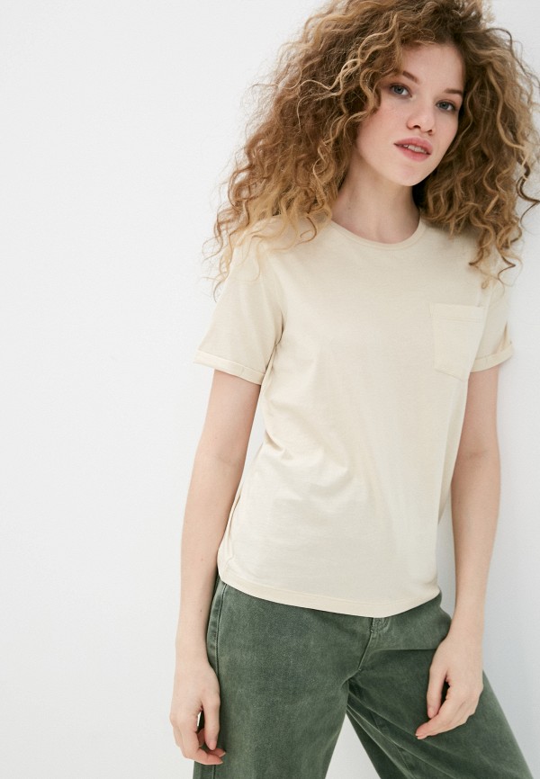 Футболка Befree, Бежевый, Exclusive online 
Футболка Befree, Бежевый, Exclusive online