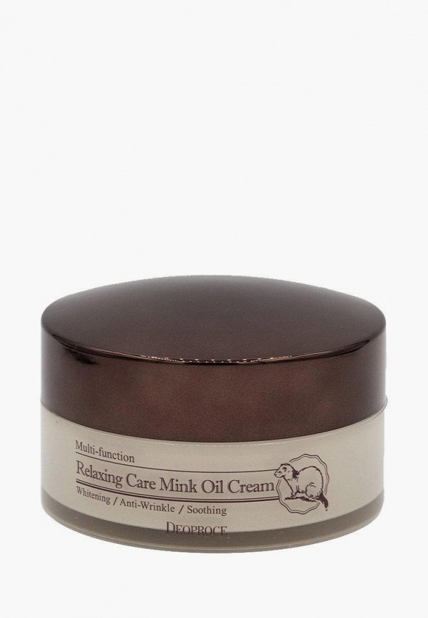 Крем для лица Deoproce, Прозрачный, Multi-Function Relaxing Care Mink Oil Cream, 100 г.
Крем для лица Deoproce, Прозрачный, Multi-Function Relaxing Care Mink Oil Cream, 100 г.