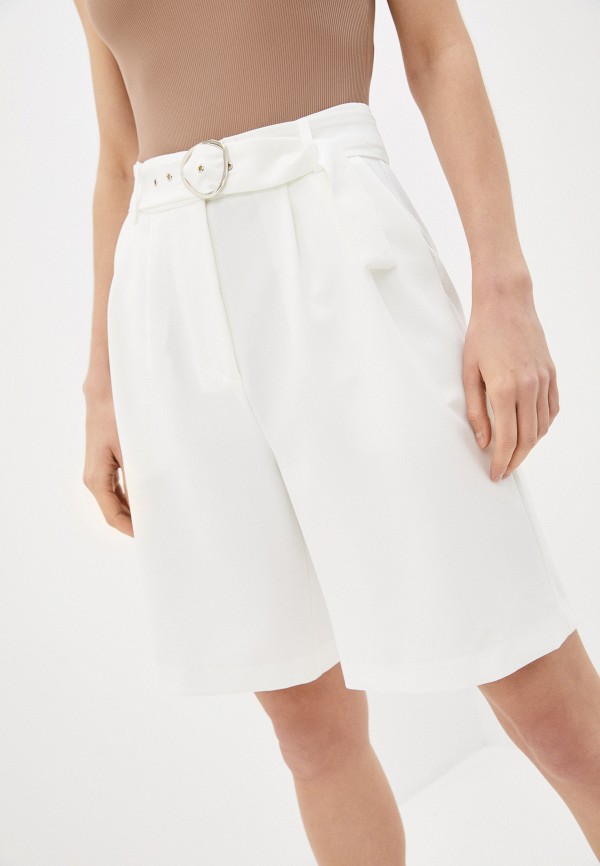 Шорты Love Republic, Белый, с ремнем 
Шорты Love Republic, Белый, с ремнем