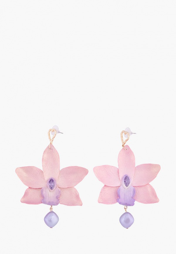 Серьги Yaroslavna, Розовый 
Серьги Yaroslavna, Розовый