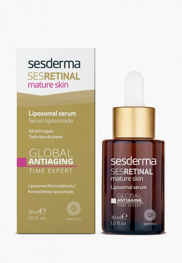 Сыворотка для лица Sesderma, Прозрачный, липосомальная омолаживающая SESRETINAL MATURE SKIN, 30 мл
Сыворотка для лица Sesderma, Прозрачный, липосомальная омолаживающая SESRETINAL MATURE SKIN, 30 мл