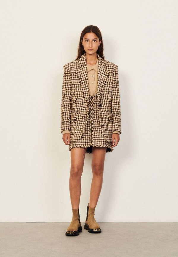 Пиджак Sandro, Коричневый 
Пиджак Sandro, Коричневый