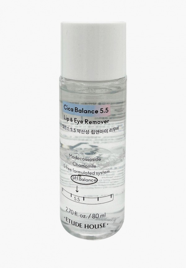 Средство для снятия макияжа Etude, Прозрачный, Cica Balance 5.5 Lip & Eye Remover двухфазное, 80 мл
Средство для снятия макияжа Etude, Прозрачный, Cica Balance 5.5 Lip & Eye Remover двухфазное, 80 мл