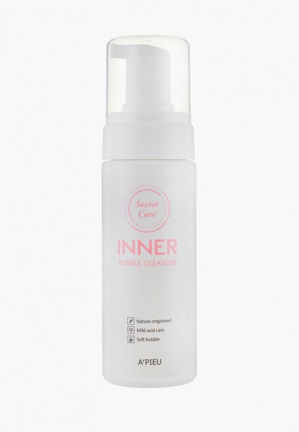 Средство для интимной гигиены Apieu, Прозрачный, Secret Care Inner Bubble Cleanser, 150 мл
Средство для интимной гигиены Apieu, Прозрачный, Secret Care Inner Bubble Cleanser, 150 мл