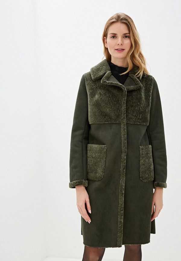 Дубленка Aylin Stories, Зеленый 
Дубленка Aylin Stories, Зеленый