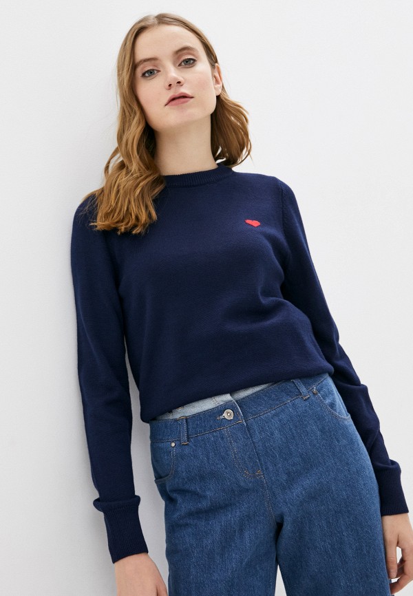 Джемпер Дирз, Синий, Сердечко 
Джемпер Дирз, Синий, Сердечко