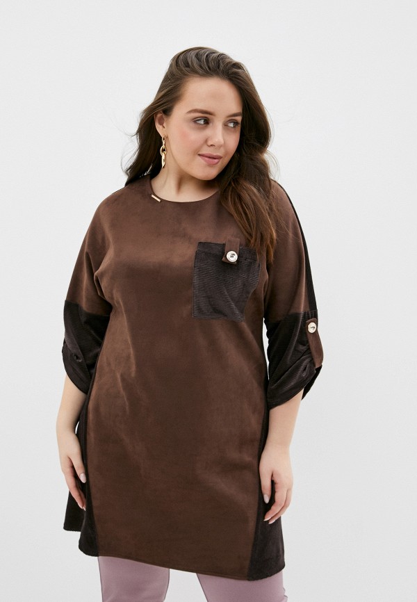 Блуза Miss Lora, Коричневый
Блуза Miss Lora, Коричневый