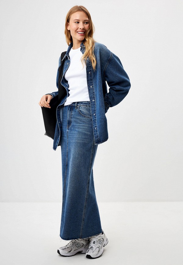 фото Рубашка джинсовая sela